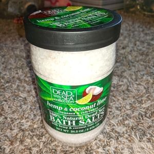 NEW! Hemp Dead Sea Bath Salts (Coconut Lime)